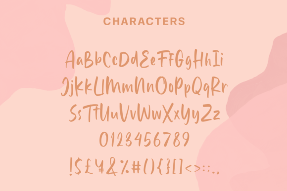 Rosebella Font Poster 8