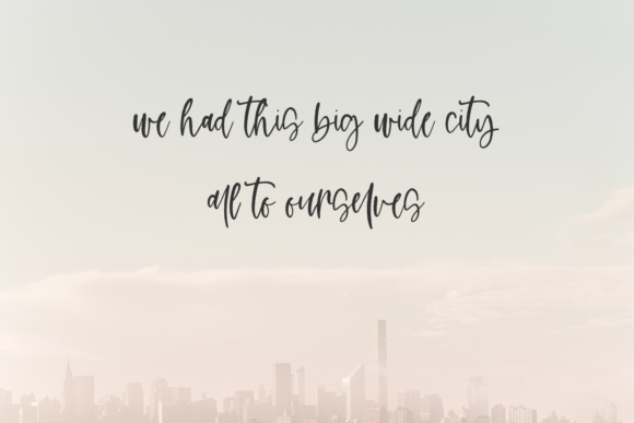Rosecity Font Poster 3