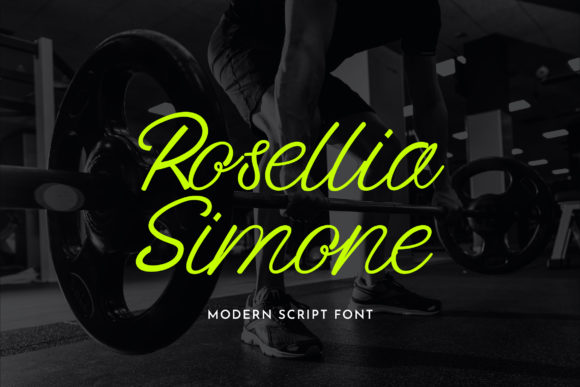Rosellia Simone Font Poster 1