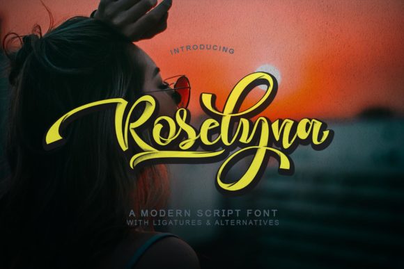 Roselyna Font Poster 1