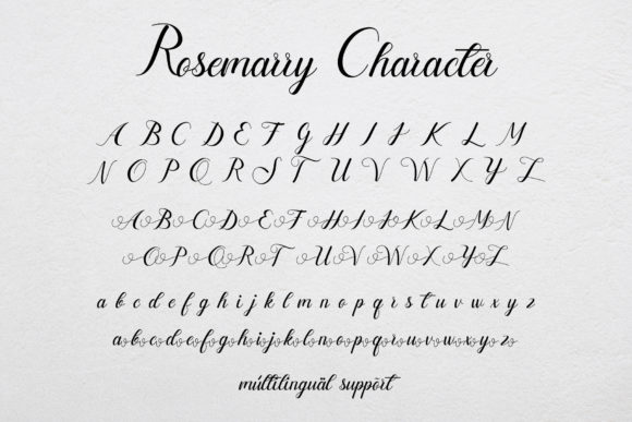 Rosemarry Font Poster 7