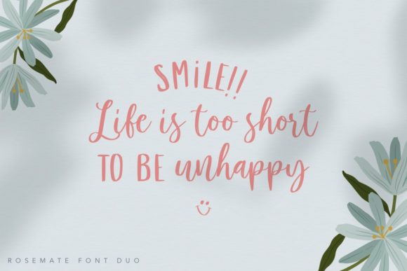 Rosemate Font Poster 3