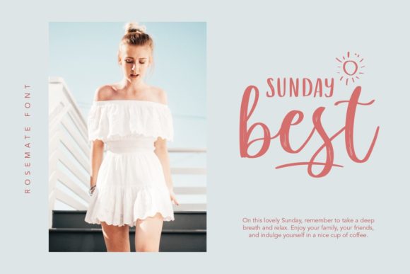 Rosemate Font Poster 5