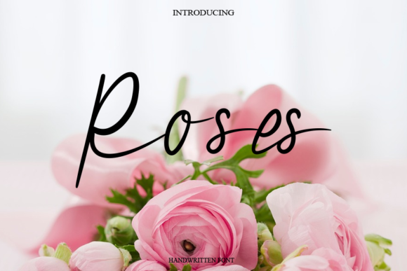 Roses Font Poster 1