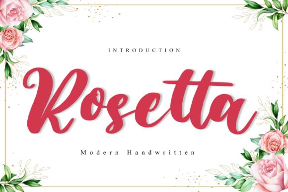 Rosetta Font Poster 1