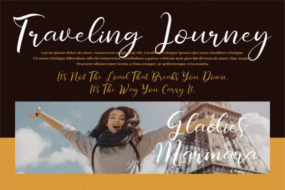Roslitta Aganta Font Poster 7