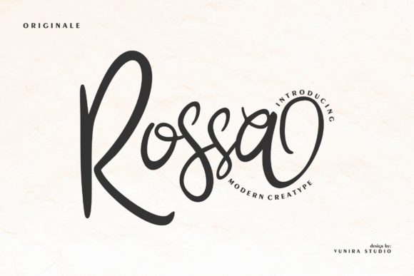 Rossa Font Poster 1