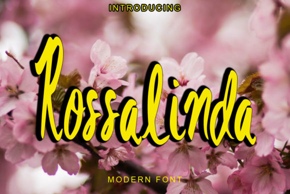 Rossalinda Font Poster 1