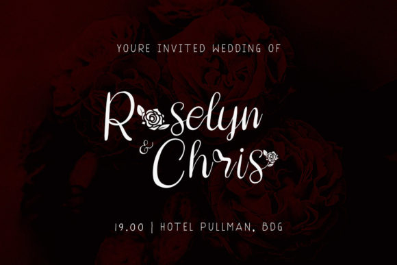 Rosselyna Font Poster 4