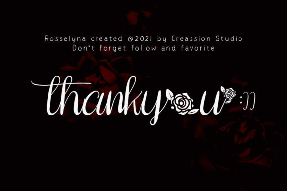 Rosselyna Font Poster 5