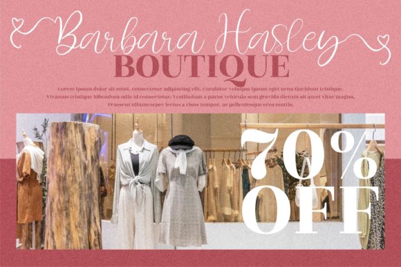 Rossie Bella Font Poster 2