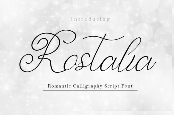 Rostalia Font Poster 1