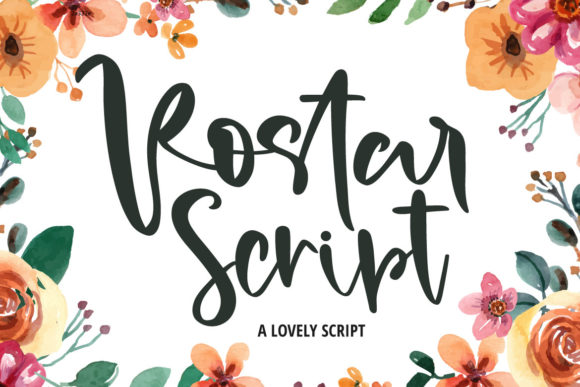 Rostar Font Poster 1