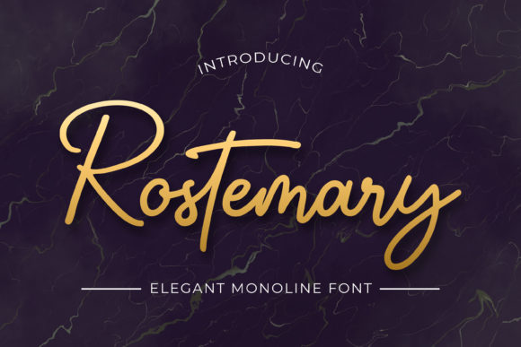 Rostemary Font Poster 1