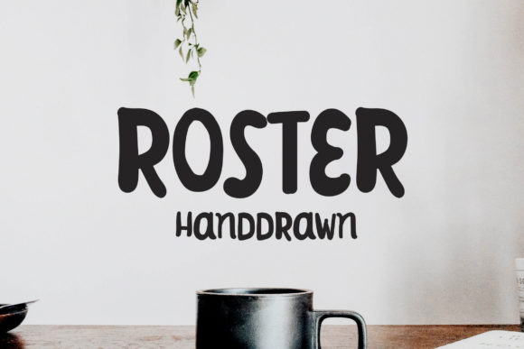 Roster Font Poster 1