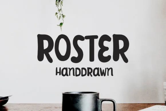 Roster Font Roster Font Poster 1