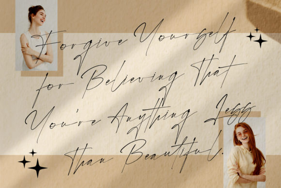 Rostera Signature Font Poster 12