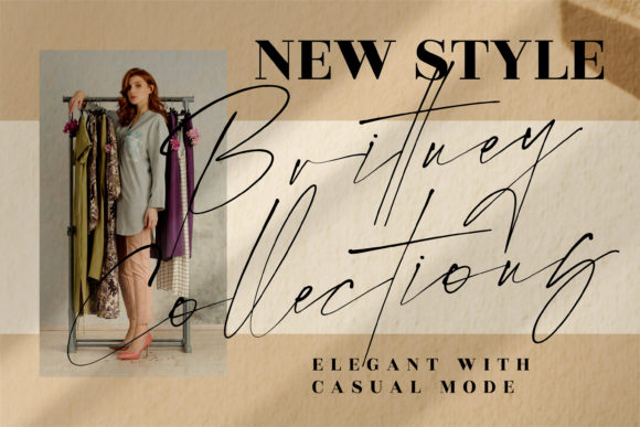 Rostera Signature Font Poster 3