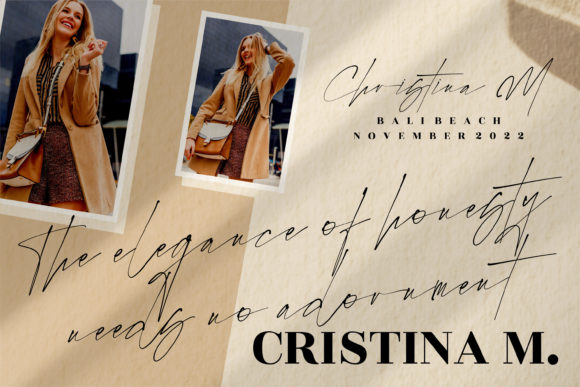 Rostera Signature Font Poster 6