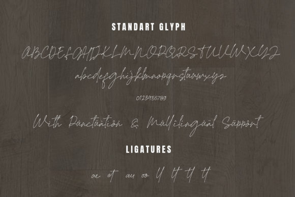 Rosyitha Signature Font Poster 8