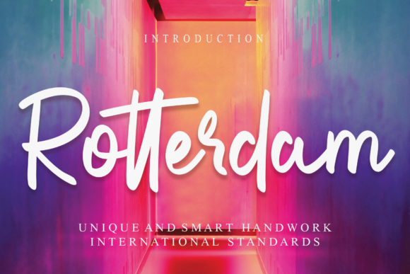 Rotterdam Font Poster 1