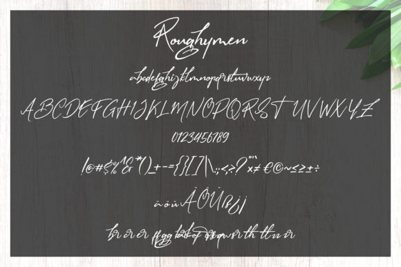 Roughymen Font Poster 6