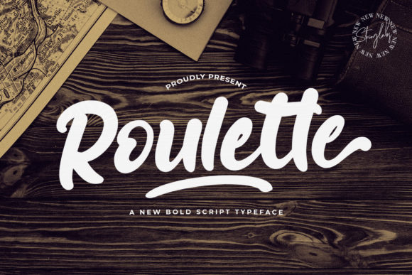 Roulette Font Poster 1