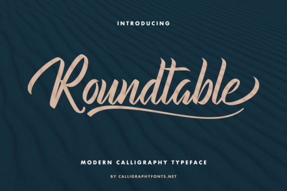 Roundtable Font Poster 1