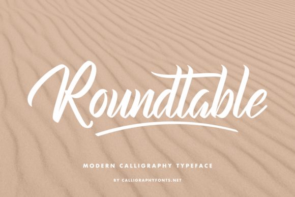Roundtable Font Poster 2