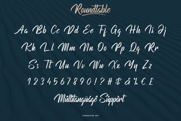 Roundtable Font Poster 5