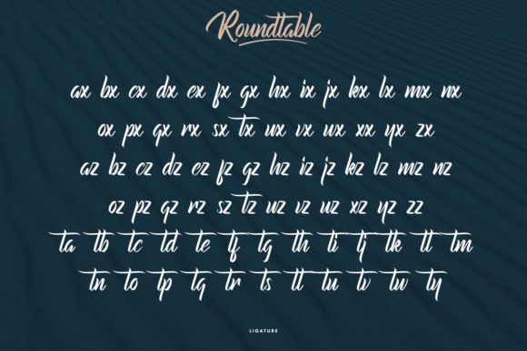 Roundtable Font Poster 7
