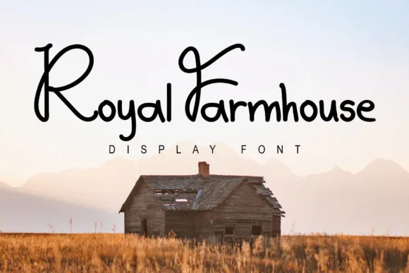 Royal Farmhouse Font Poster 1