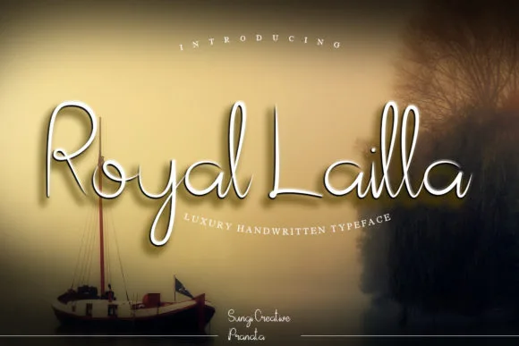 Royal Lailla Font Royal Lailla Font Poster 1