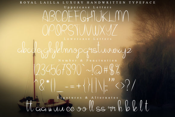 Royal Lailla Font Poster 6