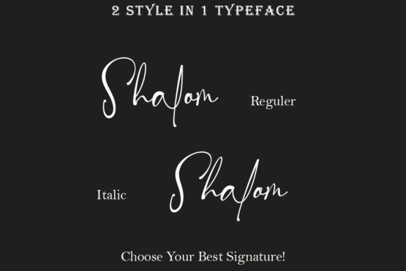 Royal Signature Font Poster 8