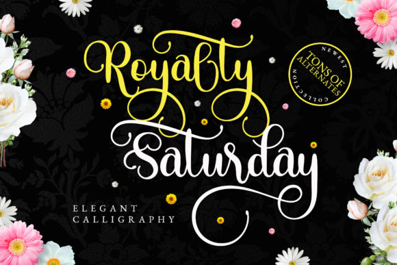 Royalty Saturday Font Poster 1