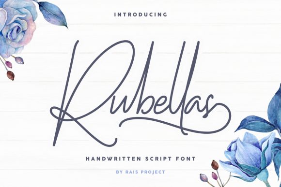 Rubellas Font Poster 1