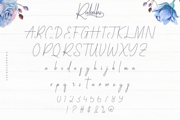 Rubellas Font Poster 4