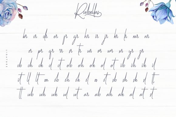Rubellas Font Poster 6