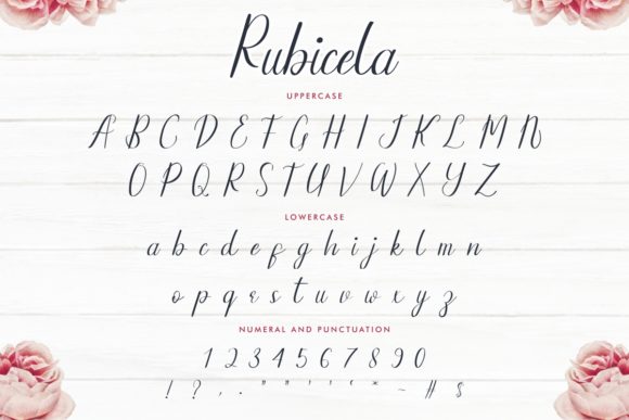 Rubicela Font Poster 5