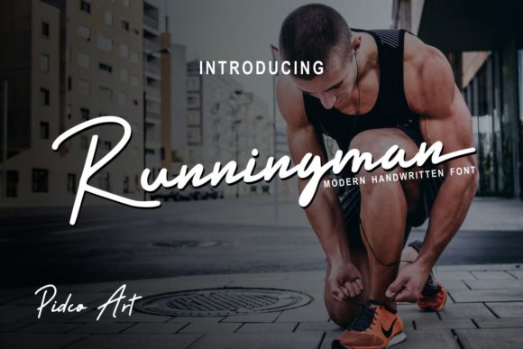 Runningman Font Poster 1