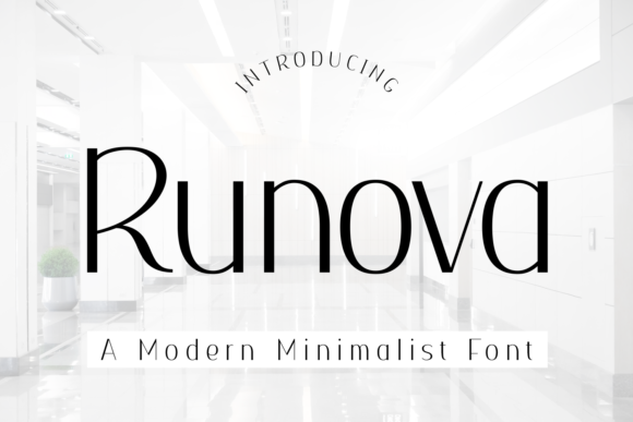 Runova Font Poster 1