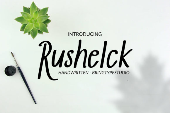 Rushelck Font Poster 1