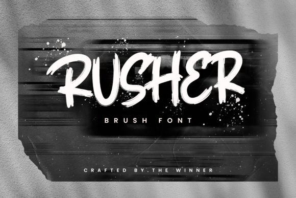Rusher Font Poster 1