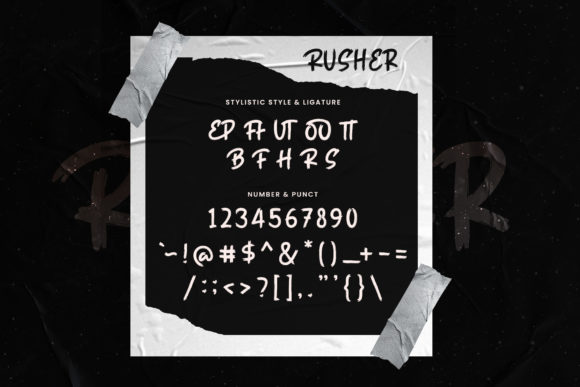 Rusher Font Poster 9