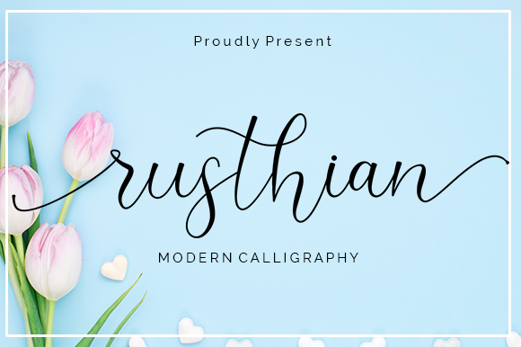 Rushtian Font Rushtian Font Poster 1