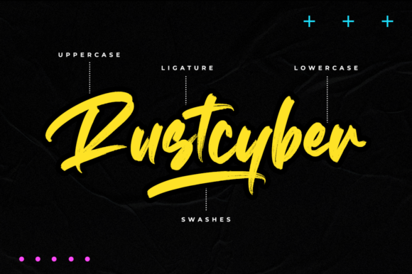 Rustcyber Font Poster 8