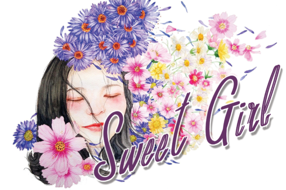 Rustic Flowers Font Poster 2
