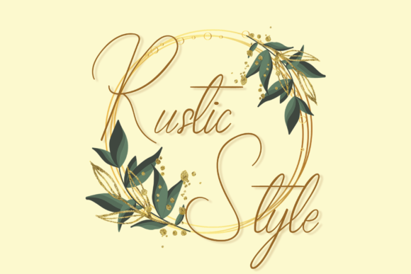 Rustic Style Font Rustic Style Font Poster 1
