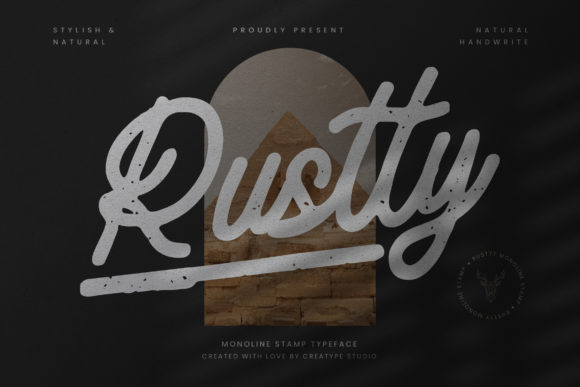 Rustty Font Poster 1